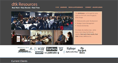 Desktop Screenshot of dtkresources.com