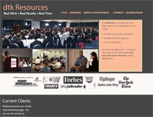 Tablet Screenshot of dtkresources.com